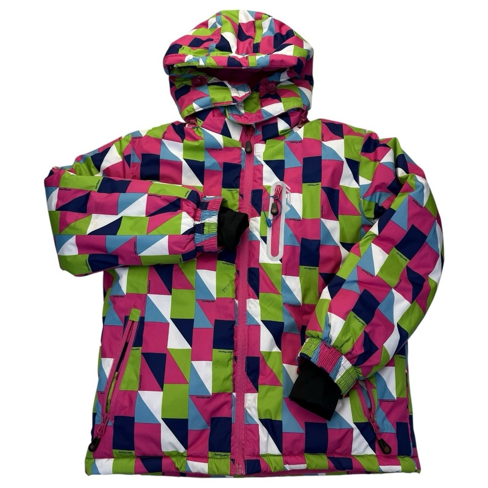 Kuluoxing Girls Neon Colored Winter Ski Jacket Size 12 Insulated Winter Sports